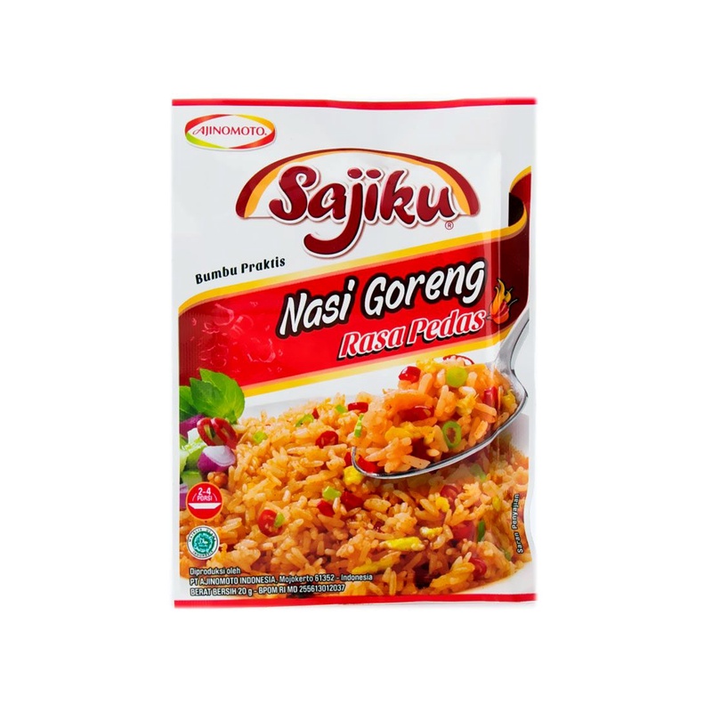 

Ajinomoto Bumbu Nasi Goreng Sajiku Pedas 20G - Alhanan/04