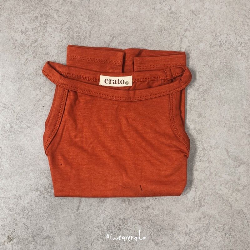 ERATO - Athela Crop Tank Top / Atasan Wanita-Terracotta