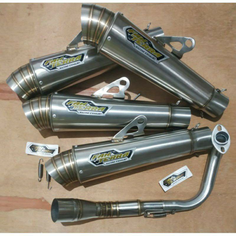 KNALPOT RACING SCOPY//BEAT//FANTERA LEHER ATAS