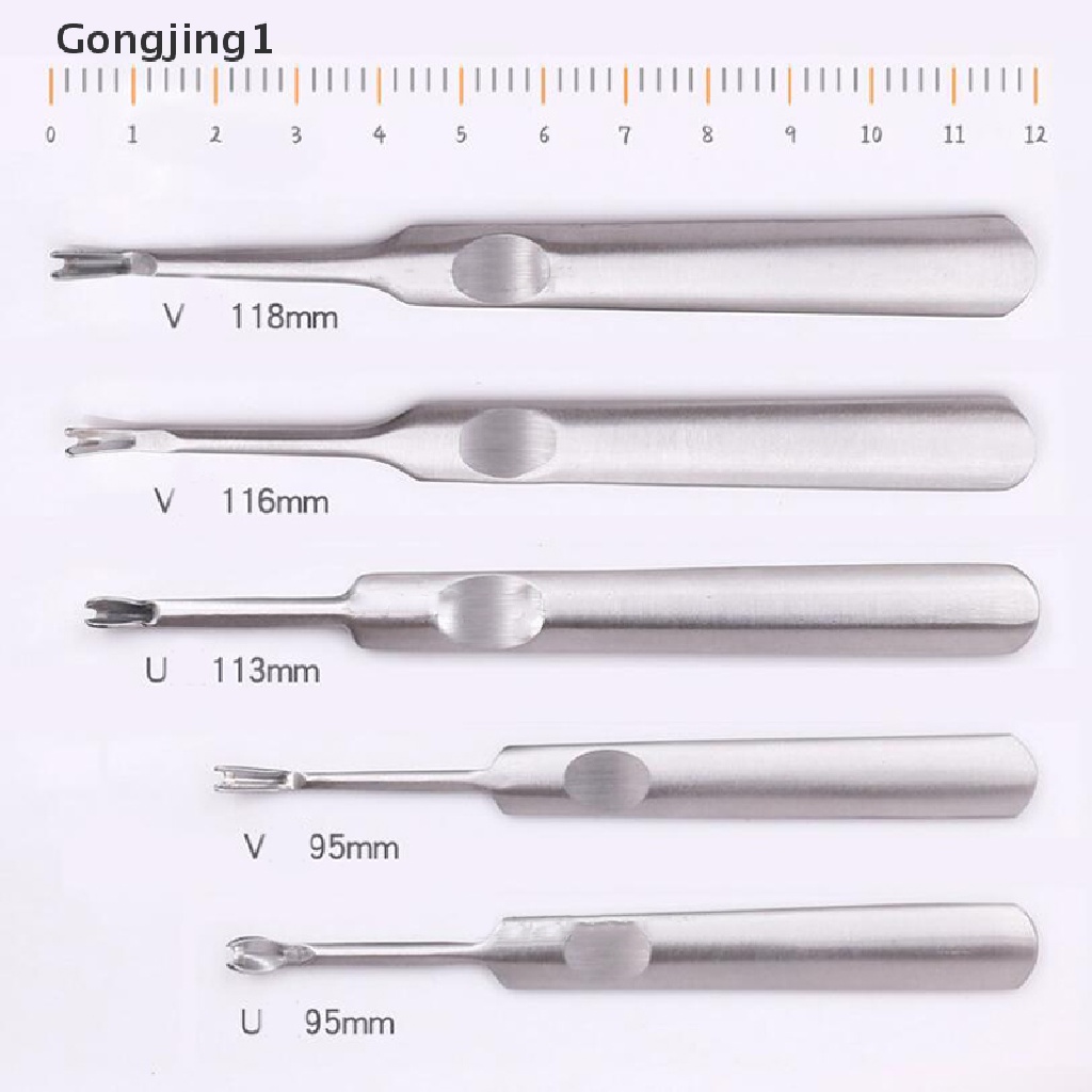 Gongjing1 Groover Skiving Beveler Bentuk U V Untuk Kerajinan Kulit