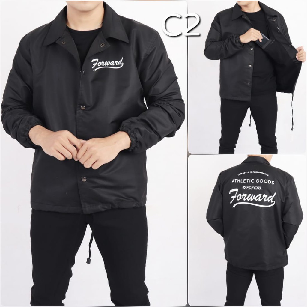 Forward System Coach Jacket Your Mind Black Lanzclothing Jaket