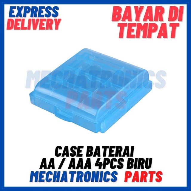 [DEV-9310] CASE BATERAI AA/AAA 4PCS BIRU