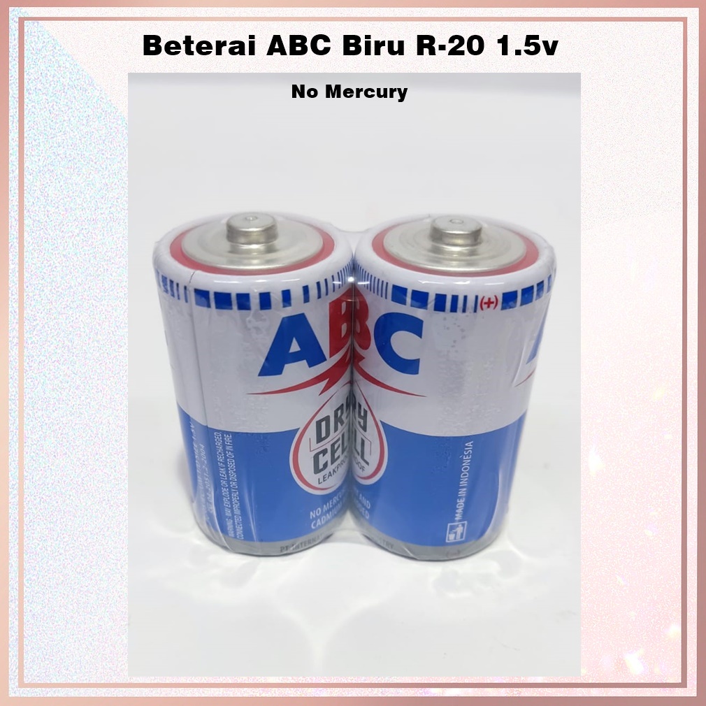 Baterai/Battery ABC Biru R-20 1.5V