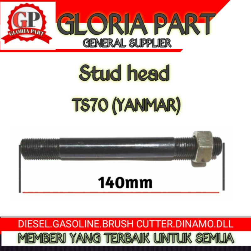 Stud cylinder head TS70 (YANMAR)