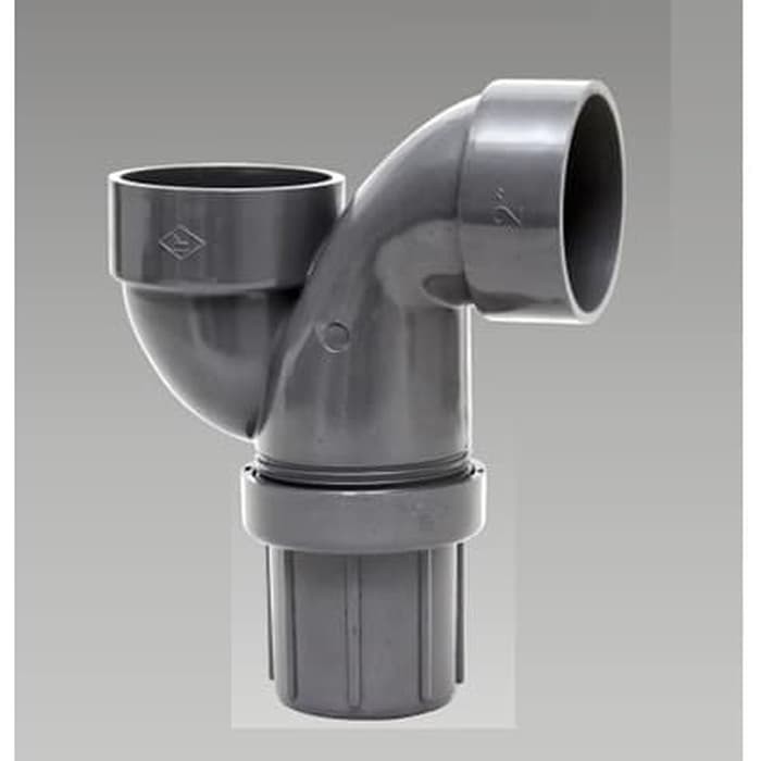 P-Trap 3" D PVC Merk Rucika - P Trap 3" D