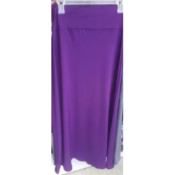 TERLARIS !!! ROK PANJANG JUMBO SPANDEK JERSEY WANITA TERMURAH /  ROK PANJANG MAX BB 80 KG BAHAN PREMIUM BISA COD-UNGU