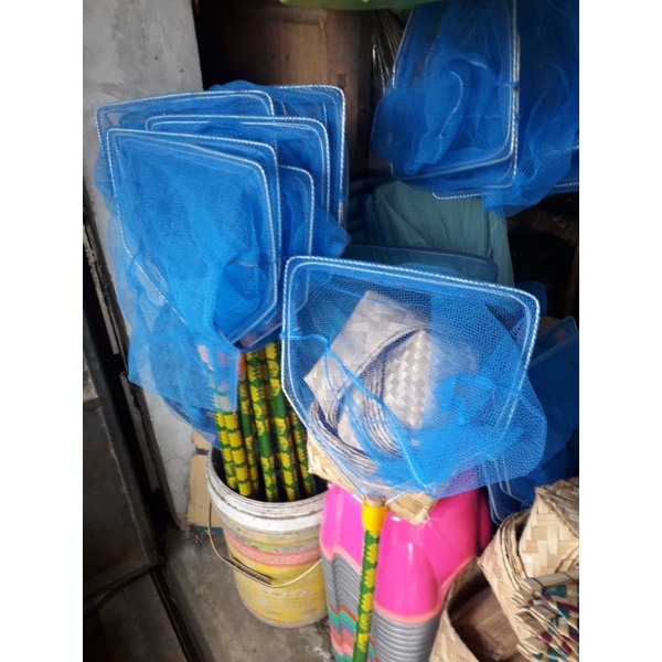 Seser Serokan panjang alat tangkap ikan Nila Koi Mas Koki Lele dsb a