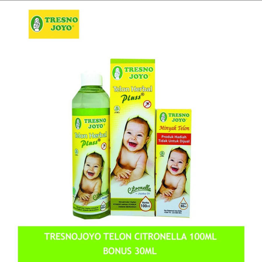 Tresnojoyo Minyak Telon 100ml + Free 30ml / Minyak Telon Bayi