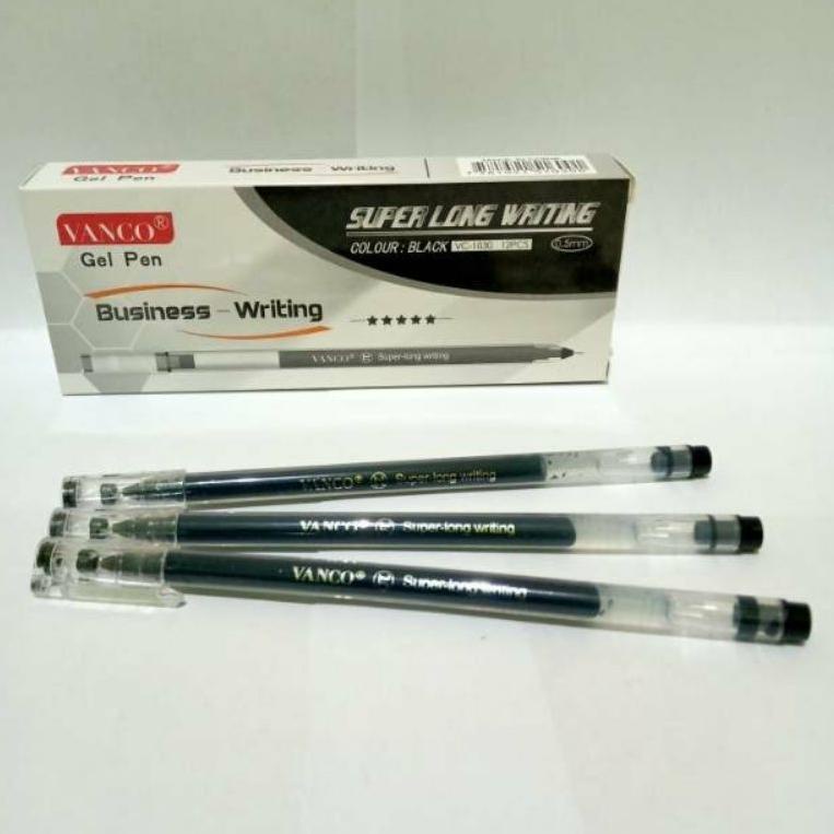 

(D7W6) ☆ Bolpen/ Pulpen/ Pena Vanco VC-1030 (12 Pcs/ 1 Lusin) //Promo@harian