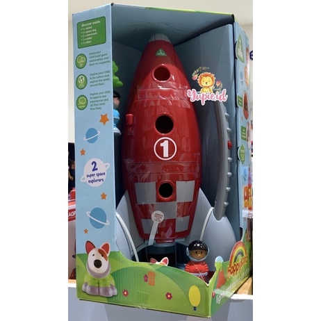 elc happyland light and sound lift off rocket