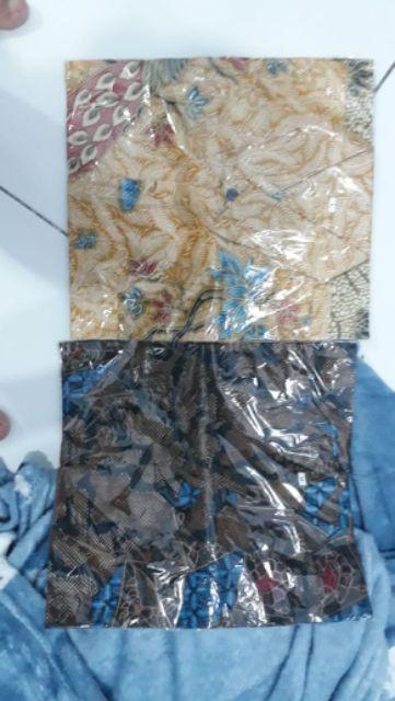 Kemeja Batik Pria Lengan Pendek Motif Strimint