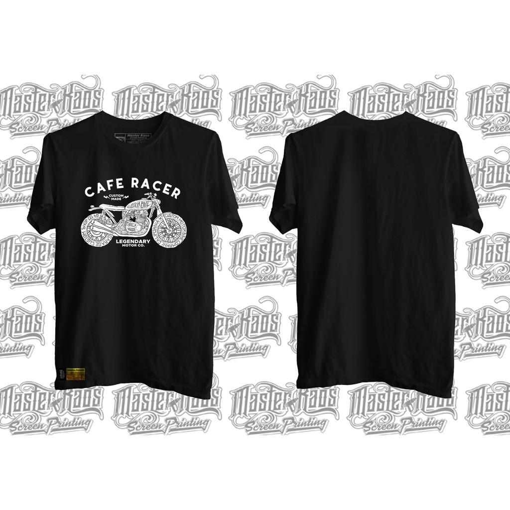 Kaos Motor Cafe Racer Legendary Custom Distro Pria Original Japstyle Racing Vintage Lengan Pendek