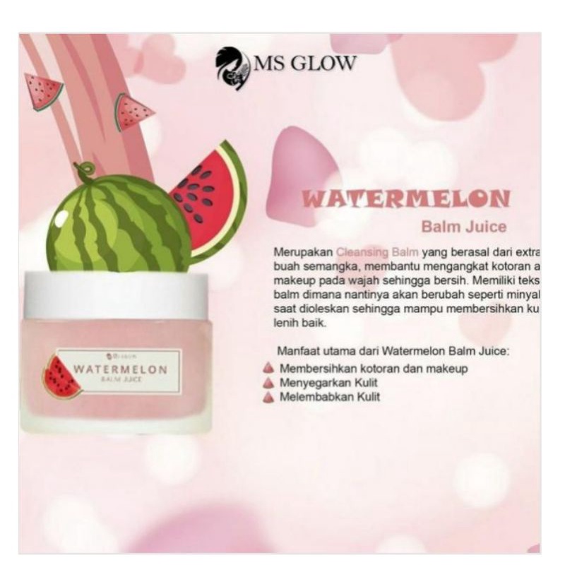 PEMBERSIH KOMEDO SEKALI USAP/ANGKAT KOMEDO MS GLOW BALM JUICE // CLEANSING BALM