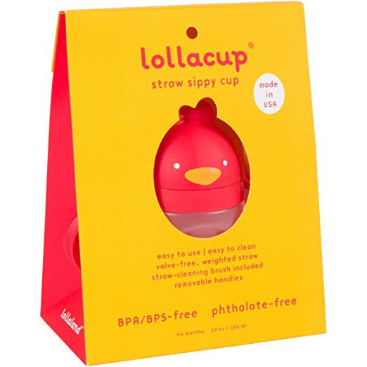 LOLLALAND LOLLACUP INNOVATIVE STRAW SIPPY CUP 295 ml / 10 oz