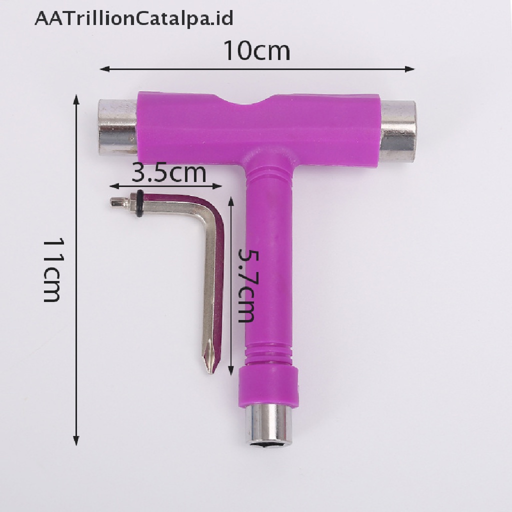 Aatrillioncatalpa Soket Obeng Tipe T Multifungsi Untuk Skateboard