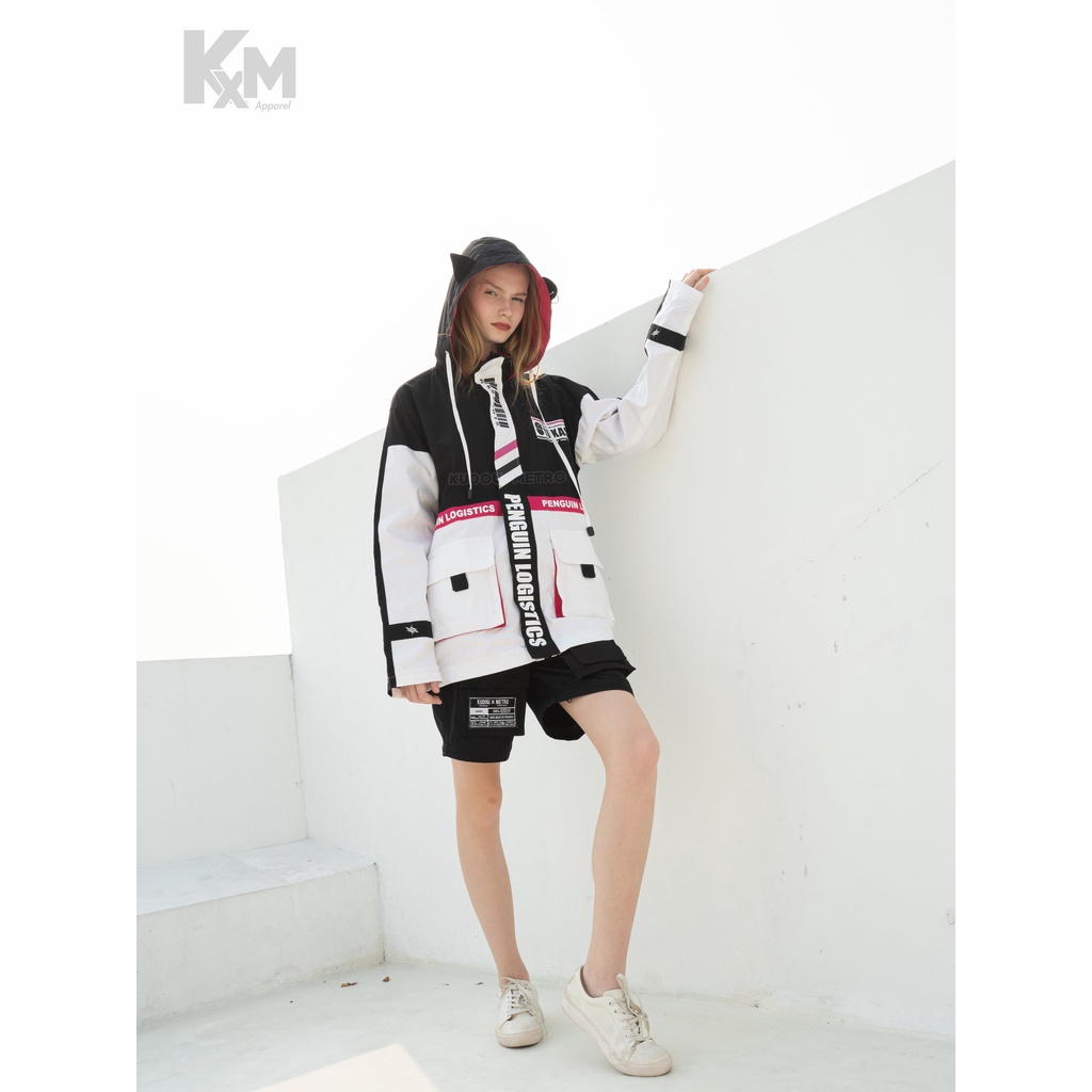 Kudou x Metro - Jaket Parka Texas Penguin Logistic Arknight Rhodes Island