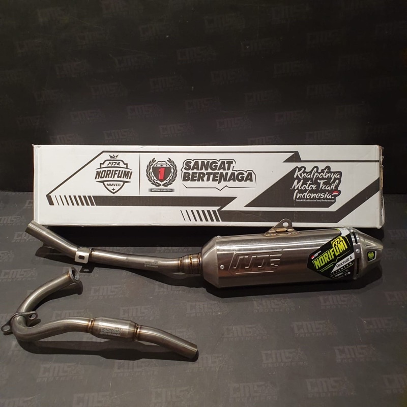 Knalpot Norifumi Rocket 4 Titanium Yamaha WR155 WR 155 Original
