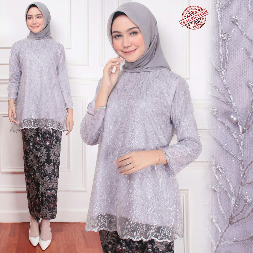  KEBAYA  SABRINA BROKAT SOFIA PEPLUM BELT  TEMPEL KEBAYA  