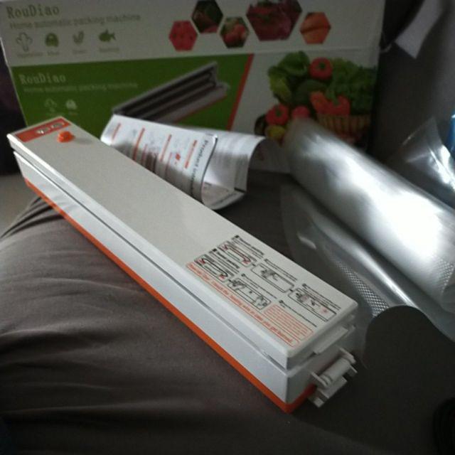 Vacuum Sealer Perekat Freshpack Pro Alat Vacuum Vacum Pembungkus Makanan Buah Sayuran Snack Daging