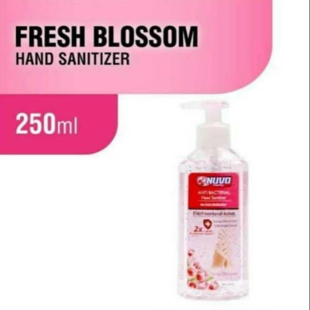 Nuvo Hand Sanitizer Anti Bacterial Fresh Blossom 250ML.