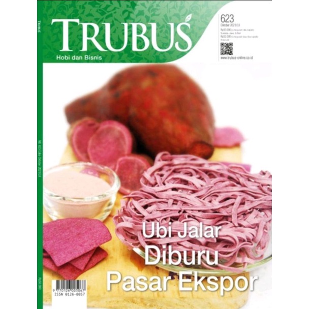 MAJALAH TRUBUS EDISI 623 OKTOBER 2021 (UBI JALAR DIBURU PASAR EKSPOR)