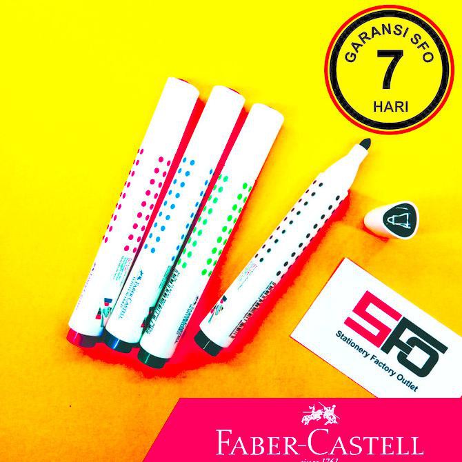 

Populer] Spidol Grip Whiteboard Marker Faber Castell - Merah