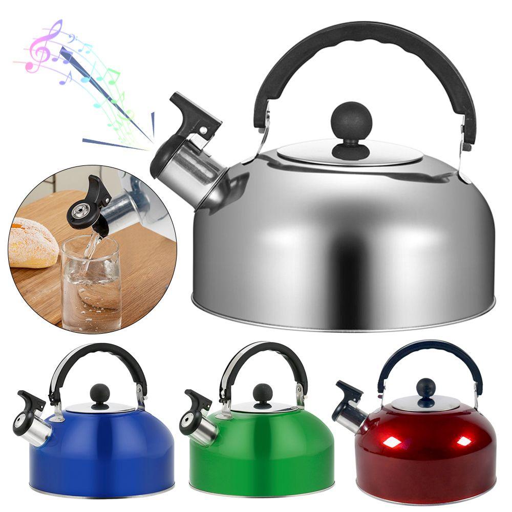 Suyo 3L Whistling Kettle Stainless Steel Untuk Hiking Masak Rumah Kantor Restoran Teakettle