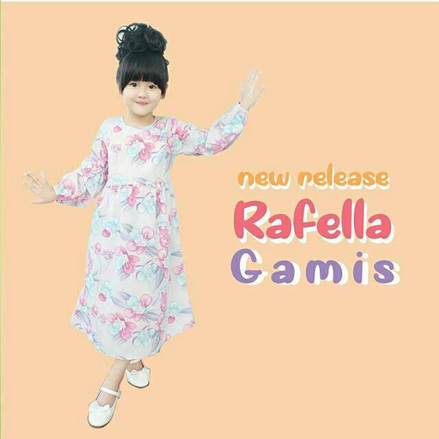 RP Rafella gamis 1-5 tahun GUDANG.CLODI longdress anak perempuan baju muslim lebaran