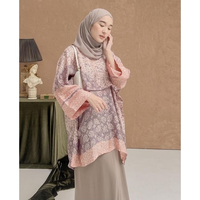 BAJU BATIK VISCOSE ETHNICMINE MATAYA ROSEGOLD (Atasan saja)