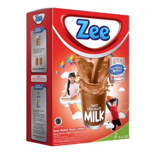 

Susu Zee 900gr Vanila/Coklat/Madu