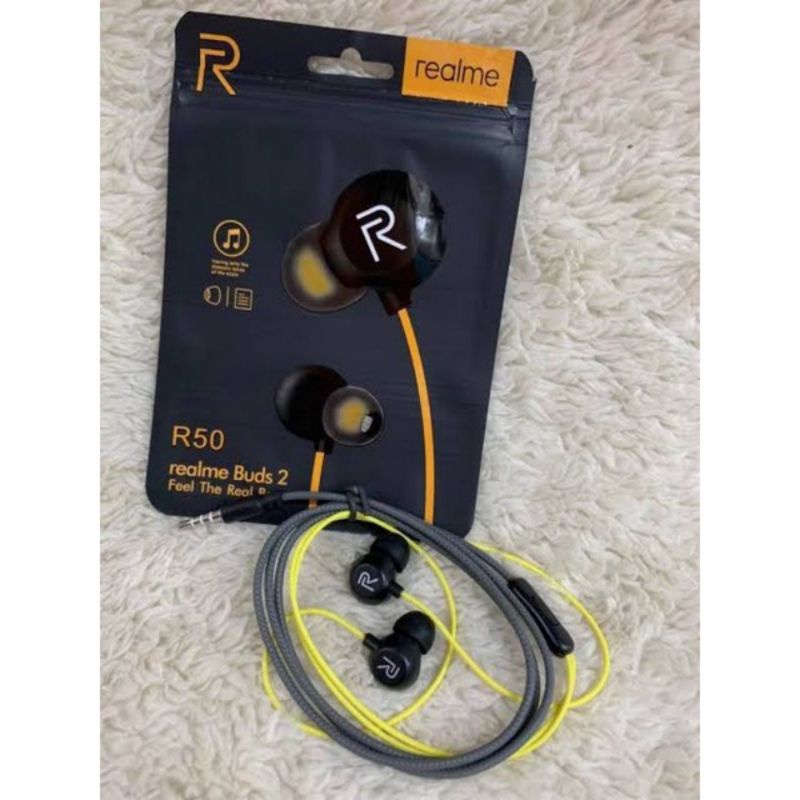 Headset Realme R50 - Extra bass Handsfree