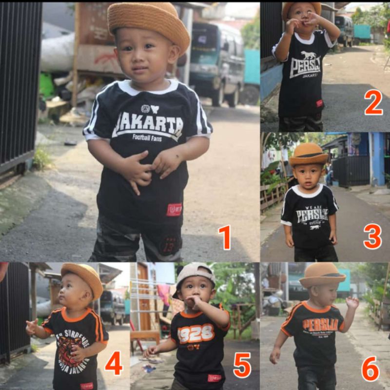 KAOS RINGER PERSIJA ANAK [ 1-7 TAHUN ]