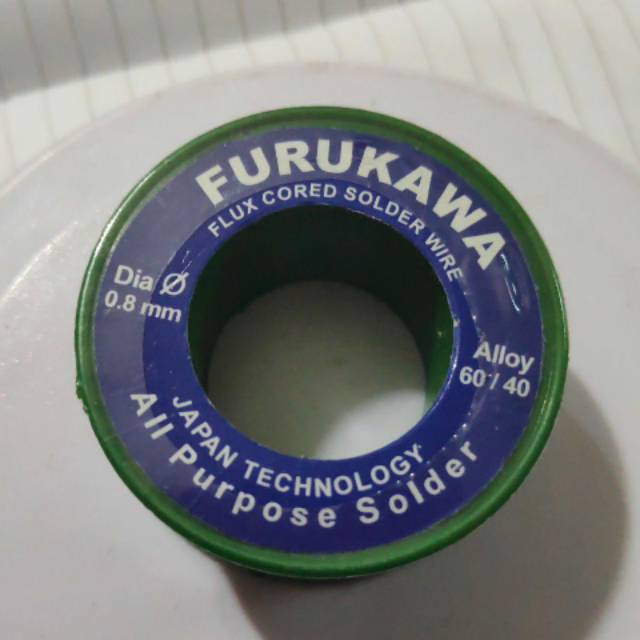 

TIMAH GULUNGAN KECIL FURUKAWA 60/40 0,8 MM