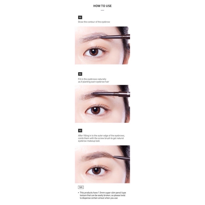 Etude House Eyebrow Drawing Original Pensil Alis 100%