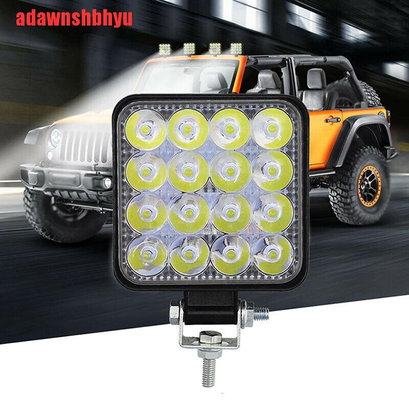 Lampu Sorot 16 Led 48w Anti Kabut Untuk Mobil/Atv/Off Road