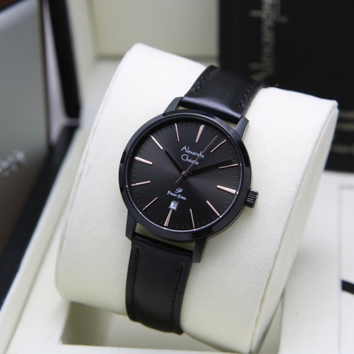 ALEXANDRE CHRISTIE 1028 1028LDL LEATHER BLACK WANITA ORI