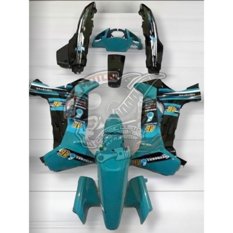 Cover body set Yamaha Fiz r petronas