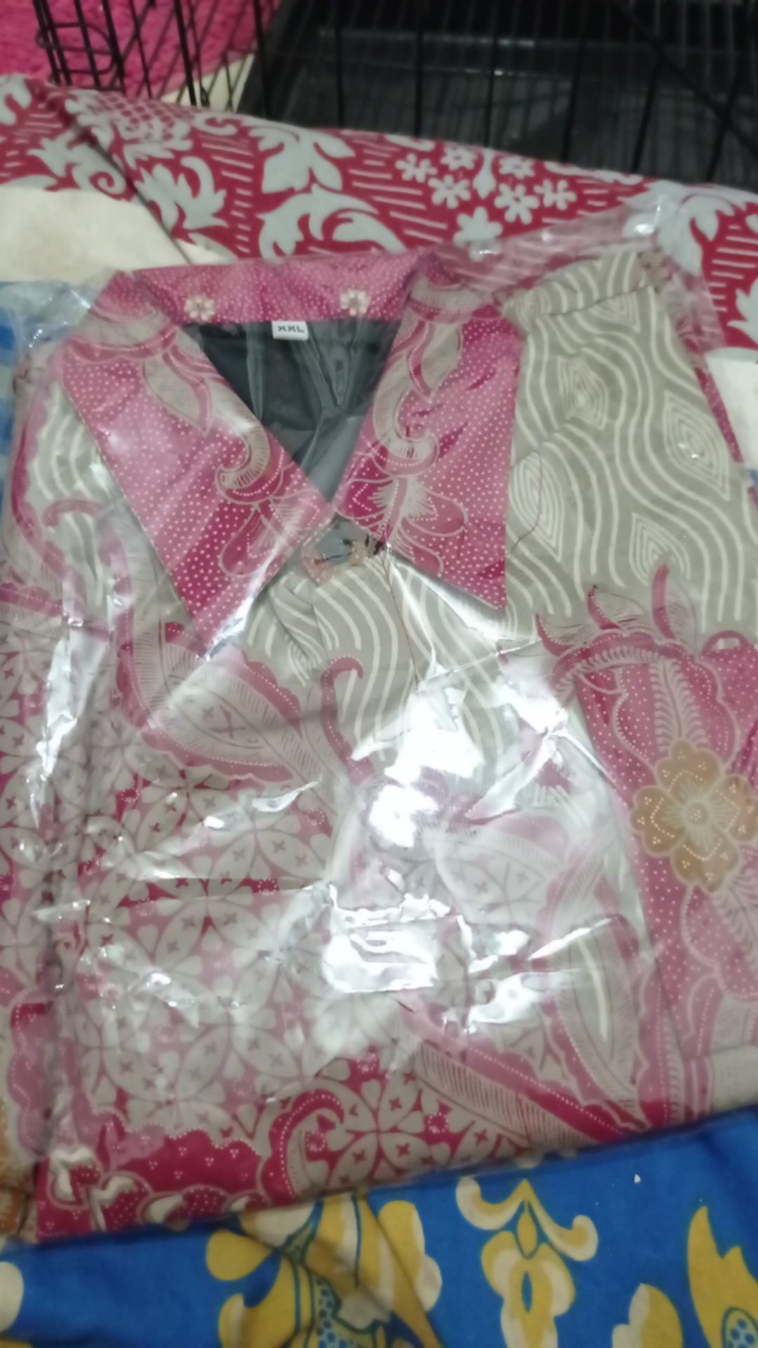 Batik Pria Opo Pink Full Furing Katun Halus Sragenan Size M-xxl Asli Solo