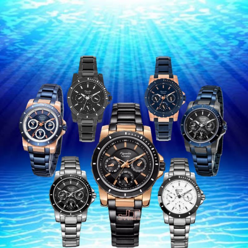 AC6141BF Jam Tangan Wanita Alexandre Christie AC 6141 Wanita Original