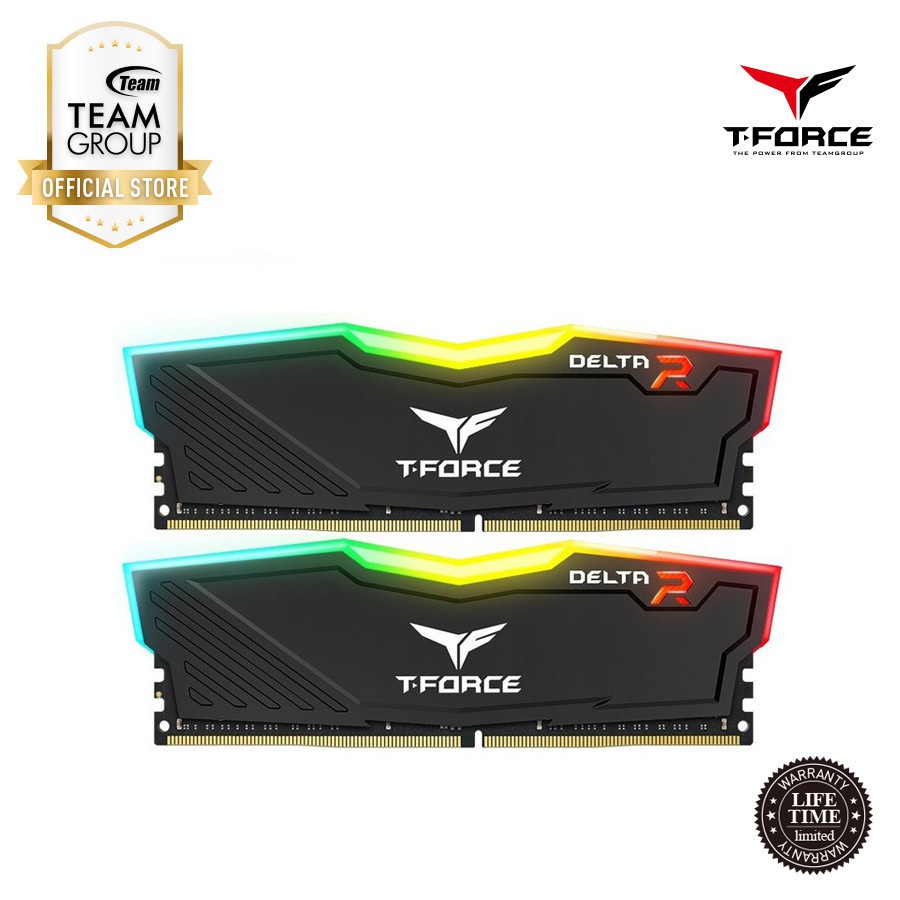 TEAM T-Force Delta RGB (2X8) PC-3200 16GB DDR4 kit 3200MHz NAMPOL