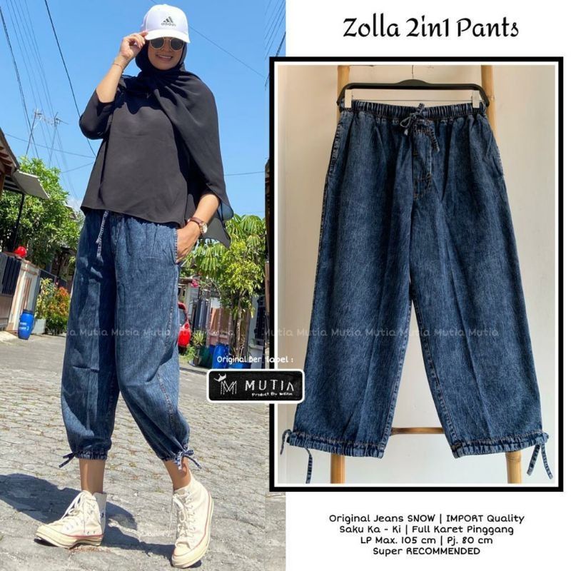 CELANA TERBARU BAGGY JEANS PANTS SAKU SNOW DARK LIGHT BOYFRIEND JUMBO MONICA ZOLA IKADO JINS