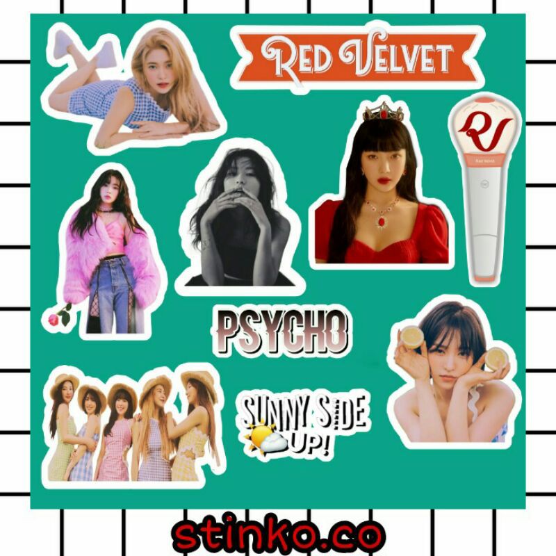 

[30PCS] STICKER STIKER REDVELVET KOREA UNTUK LEMARI/PINTU/LAPTOP/SCRAPBOOK/DIARY/JOURNAL
