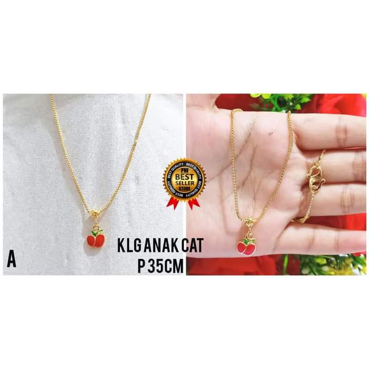 Kalung TITANIUM Anak Karakter Berbagai Motif Perhiasan Anak (COD)