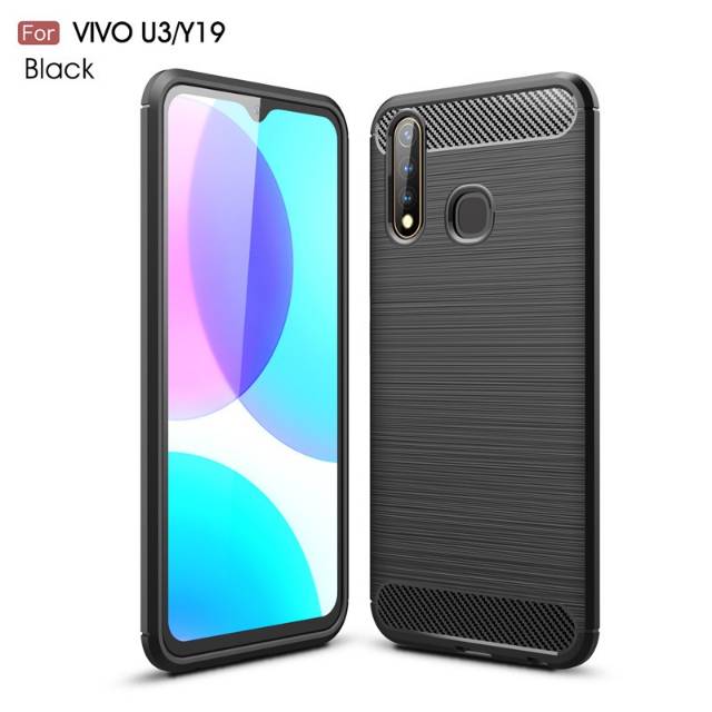 Fashion case vivo y19 FIBERCARBON ultimatte Y19