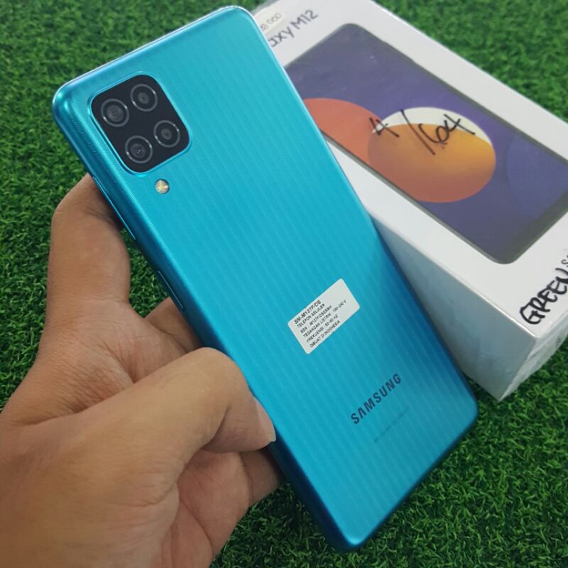 Samsung M12 ram 4gb second bekas pakai mulus fullser original resmi-4
