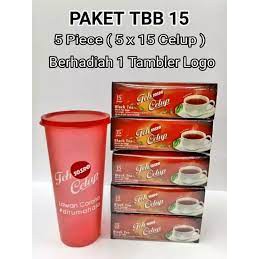 PAKET teh celup Sosro 15bag isi 5box free Tumbler/ paketan Sosro celup free gelas cantik 500ml exp 2024