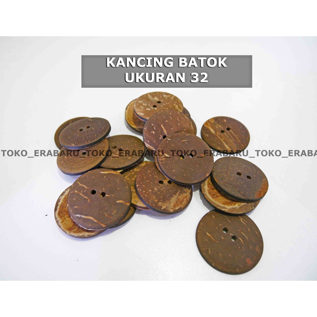 KANCING BATOK BIASA UKURAN 20L, 22L, 24L, 28L, DAN 32L