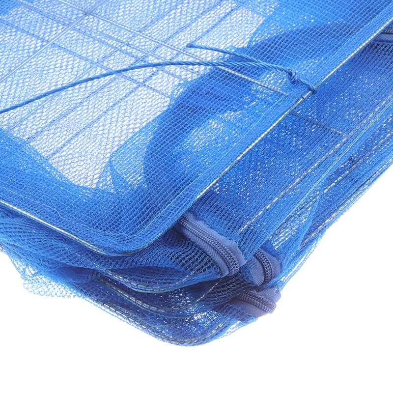 Rak Pengering Jemur Makanan Foldable Dyring Mesh Net 4 Layer Size S - G58 - Blue