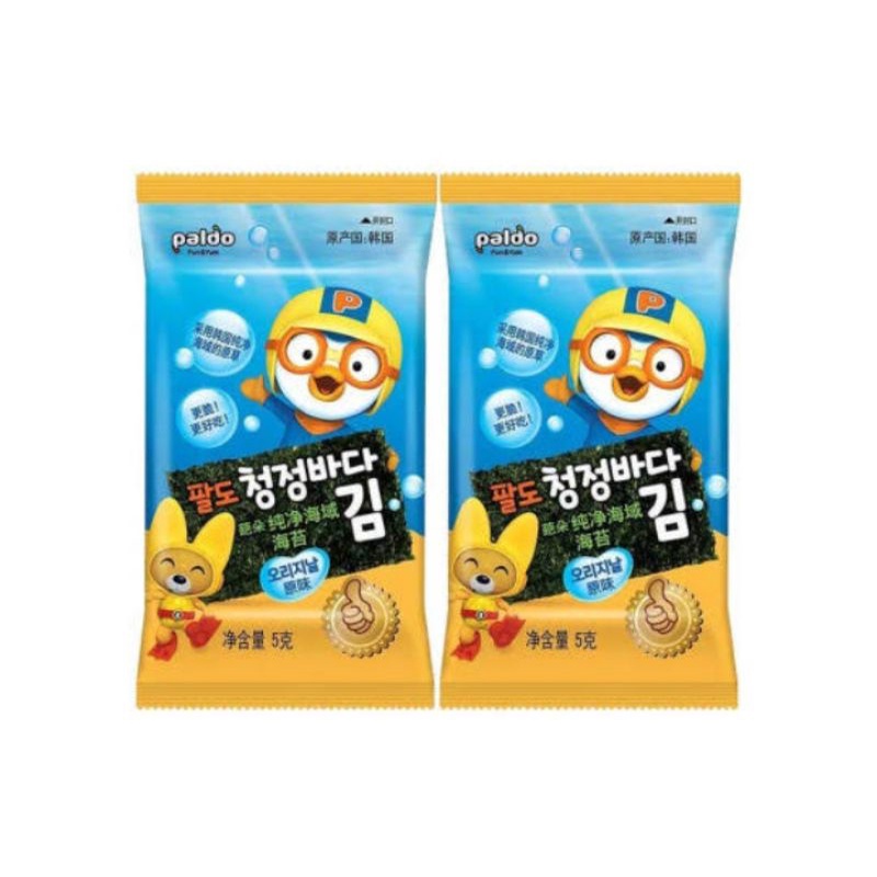 pororo seaweed 2 x 5 gr/rumput laut/nori korea