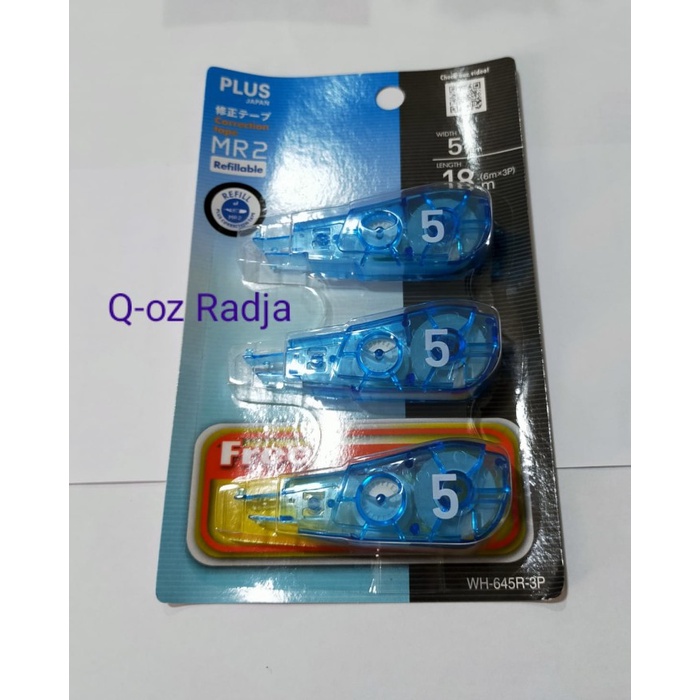 

Cuci Gudang Tip-Ex Kertas / Correction Tape Refillable Mr2 - Plus Japan Berkualitas